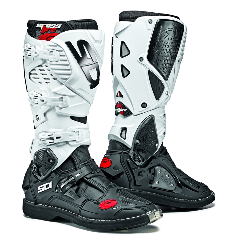 Motorcykelstøvler SIDI CROSSFIRE 3 sort og hvid