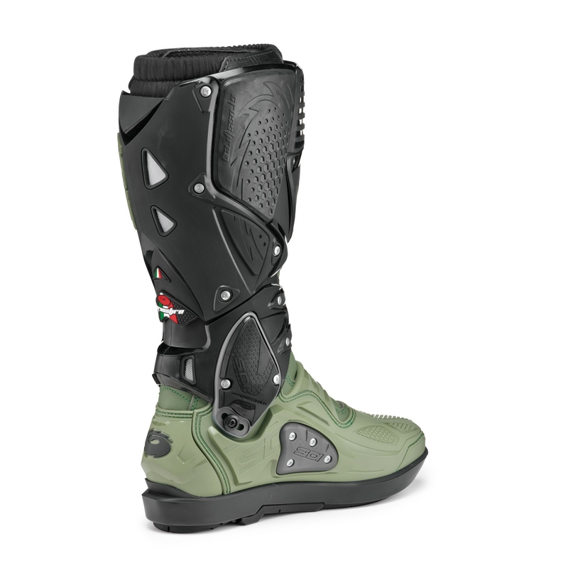 Motorcykelstøvler SIDI CROSSFIRE 3 SRS grøn-sort