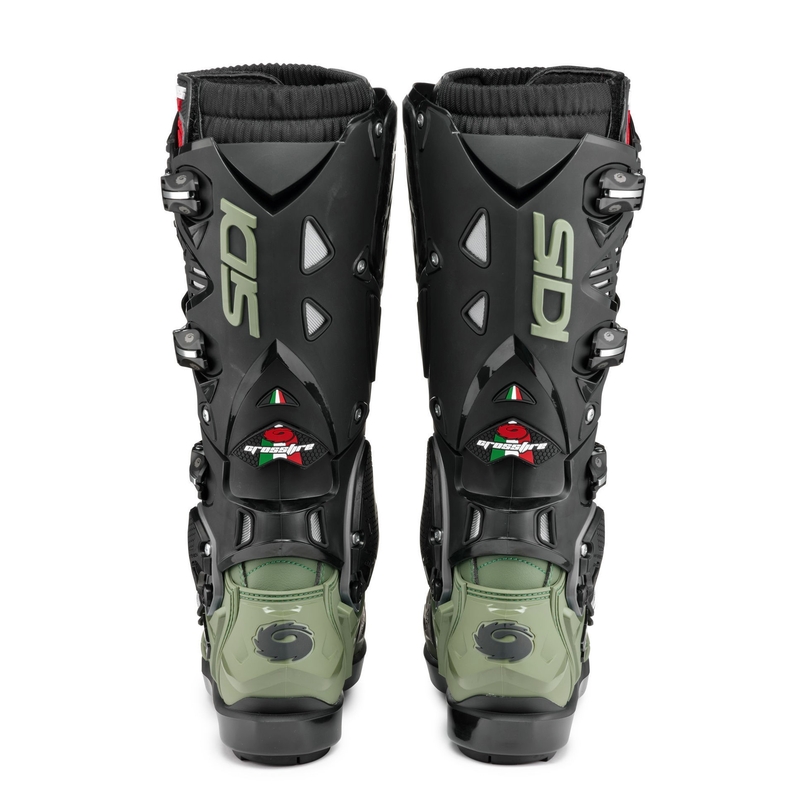 Motorcykelstøvler SIDI CROSSFIRE 3 SRS grøn-sort