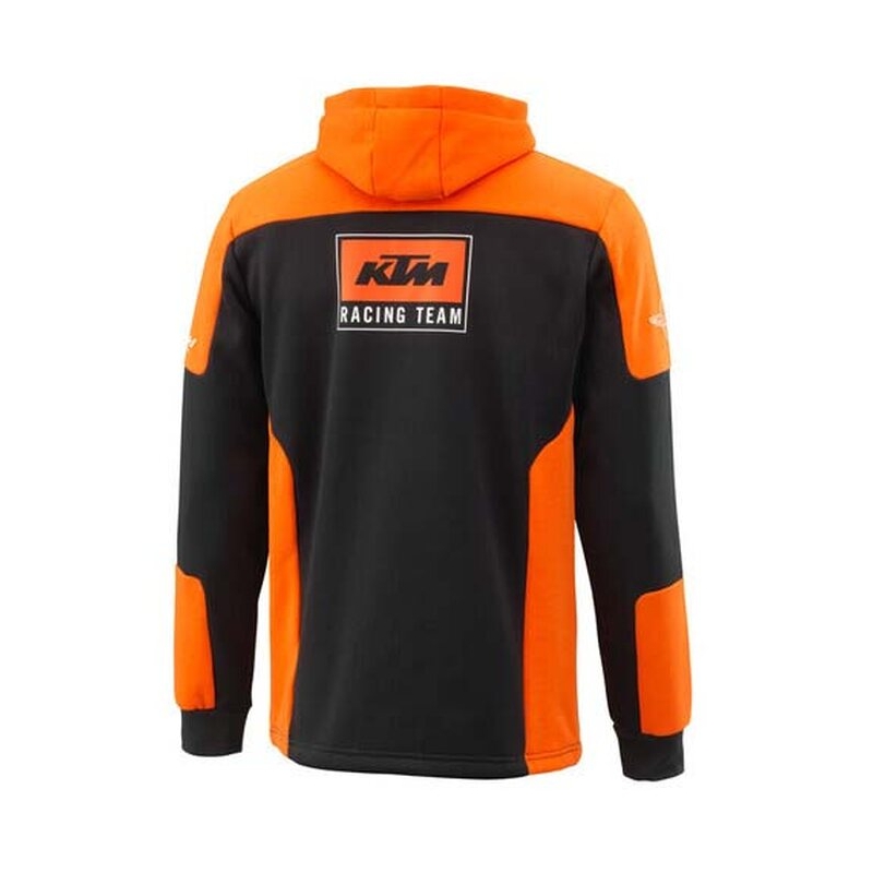 KTM Team Zip Hoodie sort-orange
