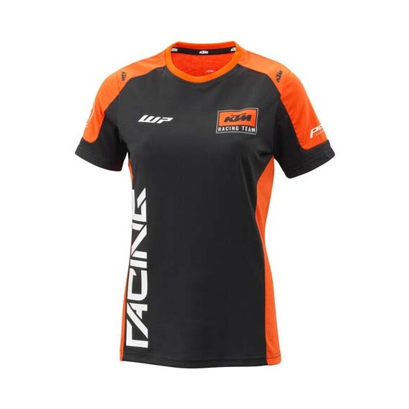 T-shirt til kvinder KTM Team sort-orange