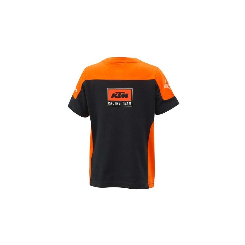 Børne-T-shirt KTM Team sort-orange