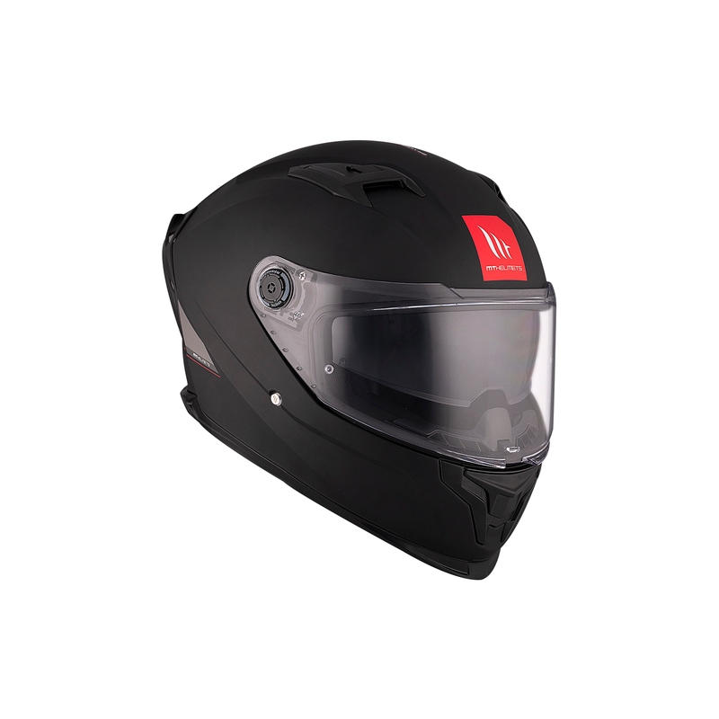 MT BRAKER SV SOLID A1 integreret motorcykelhjelm blank sort