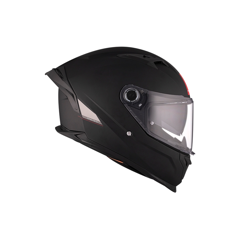 MT BRAKER SV SOLID A1 integreret motorcykelhjelm blank sort