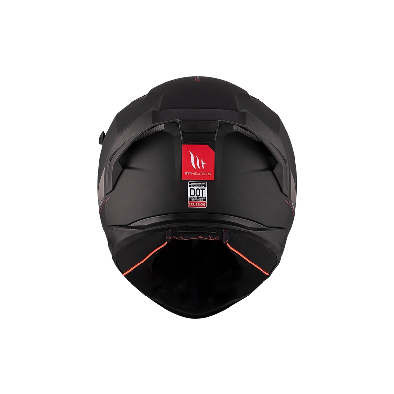 MT BRAKER SV SOLID A1 integreret motorcykelhjelm blank sort