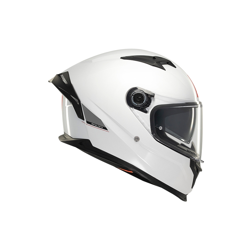 MT BRAKER SV SOLID A0 integreret motorcykelhjelm hvid