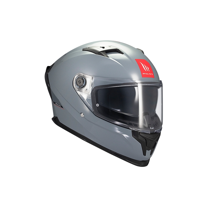 MT BRAKER SV SOLID A12 integreret motorcykelhjelm grå