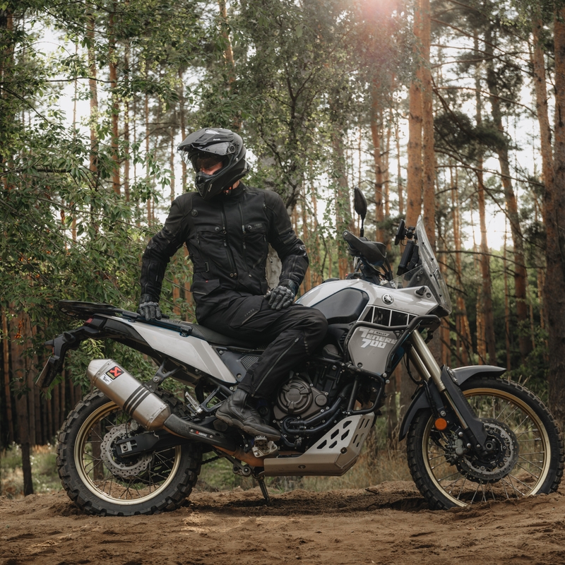 Rebelhorn Range sort motorcykeljakke