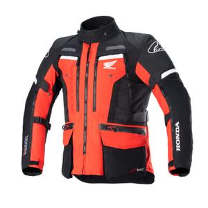 Alpinestars Bogota PRO Drystar Honda motorcykeljakke fluo rød-sort kollektion