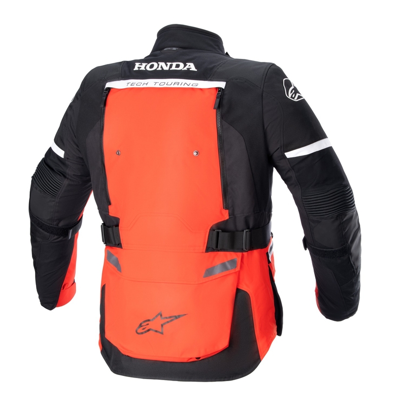 Alpinestars Bogota PRO Drystar Honda motorcykeljakke fluo rød-sort kollektion