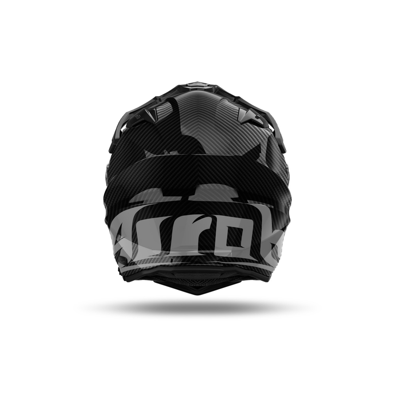 Endurohjelm Airoh Commander 2 Carbon, Sort