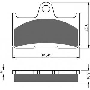 Brzdové destičky GOLDFREN K5