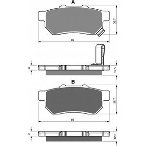 Brzdové destičky GOLDFREN S3