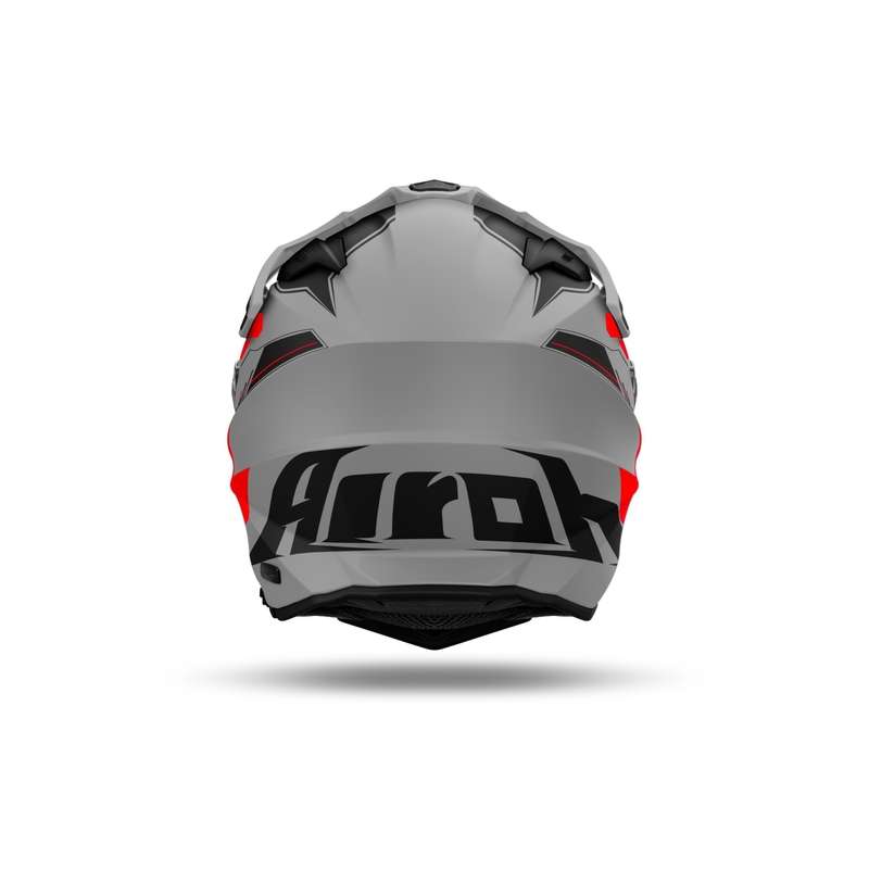 Endurohjelm Airoh Commander 2 Reveal mat rød fluo