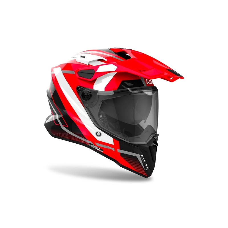 Enduro hjelm Airoh Commander 2 Mavick blank rød