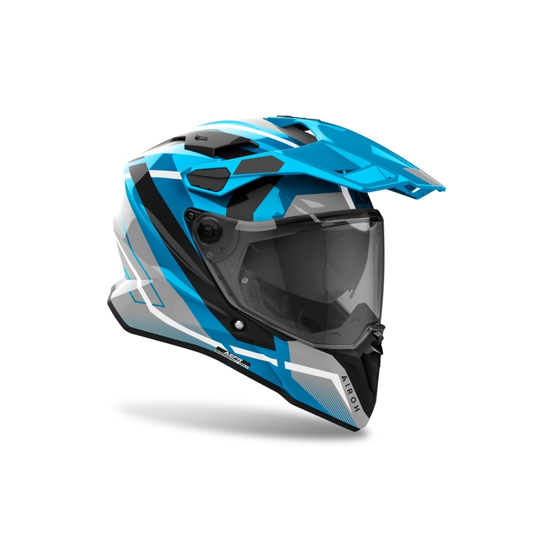 Enduro hjelm Airoh Commander 2 Mavick blank blå