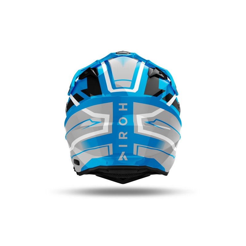 Enduro hjelm Airoh Commander 2 Mavick blank blå