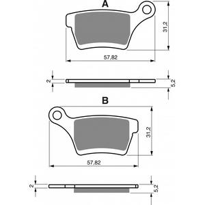Brzdové destičky GOLDFREN AD
