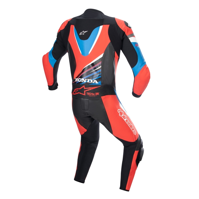 Alpinestars GP Force Honda motorcykeldragt sort-rød fluo-hvid