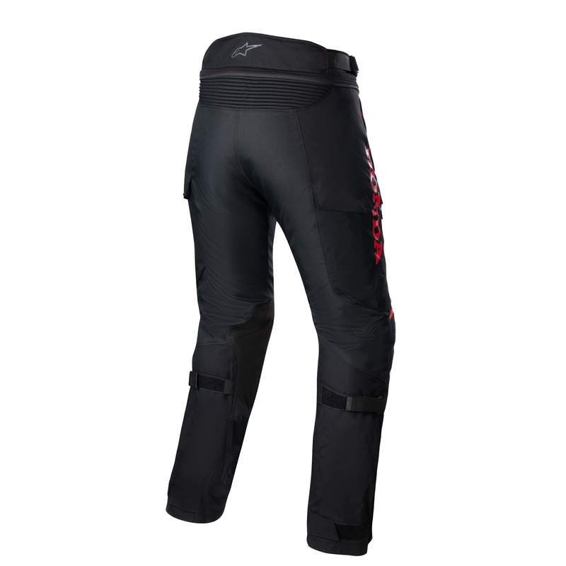 Alpinestars Bogota PRO Drystar Honda motorcykelbukser rød fluo-sort