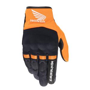 Alpinestars Copper Honda motorcykelhandsker sort-orange