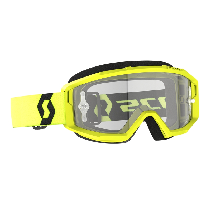 Motocrossbriller SCOTT PRIMAL CLEAR sort-fluogul