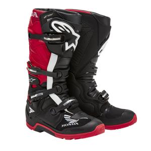 Motorcykelstøvler Alpinestars Tech 7 Enduro Drystar Honda, Sort/Rød