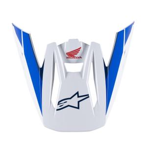 Alpinestars S-M5 Honda hjelmvisirkollektion hvid-blå-rød