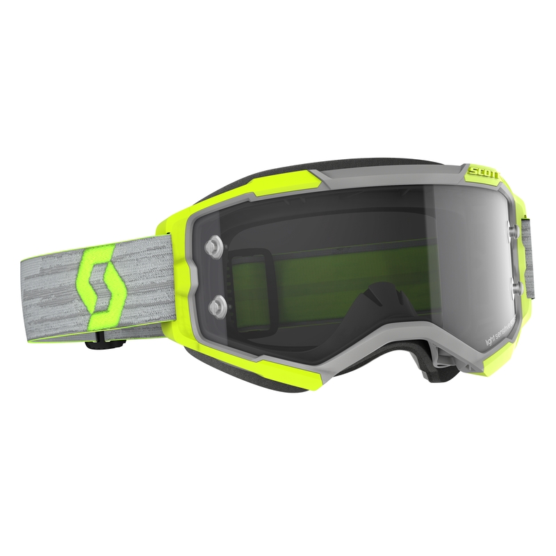 Motocrossbriller SCOTT Fury LS sort-fluogul