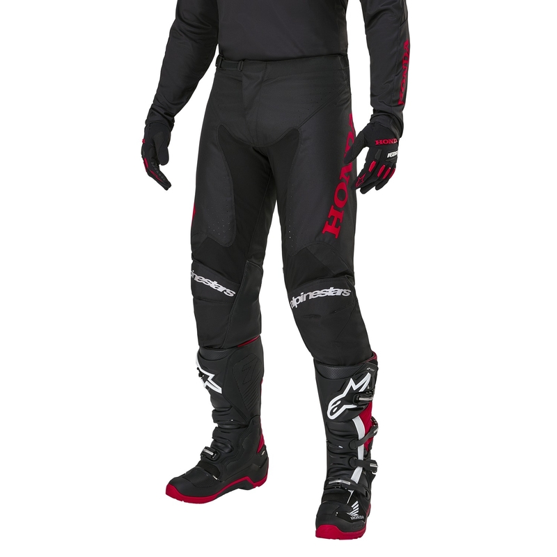 Alpinestars Racer Iconic Honda Collection Motocross Bukser Sort-Rød