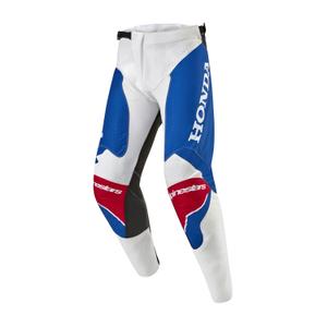 Alpinestars Racer Iconic Honda kollektion motocrossbukser hvid-blå-rød-sort
