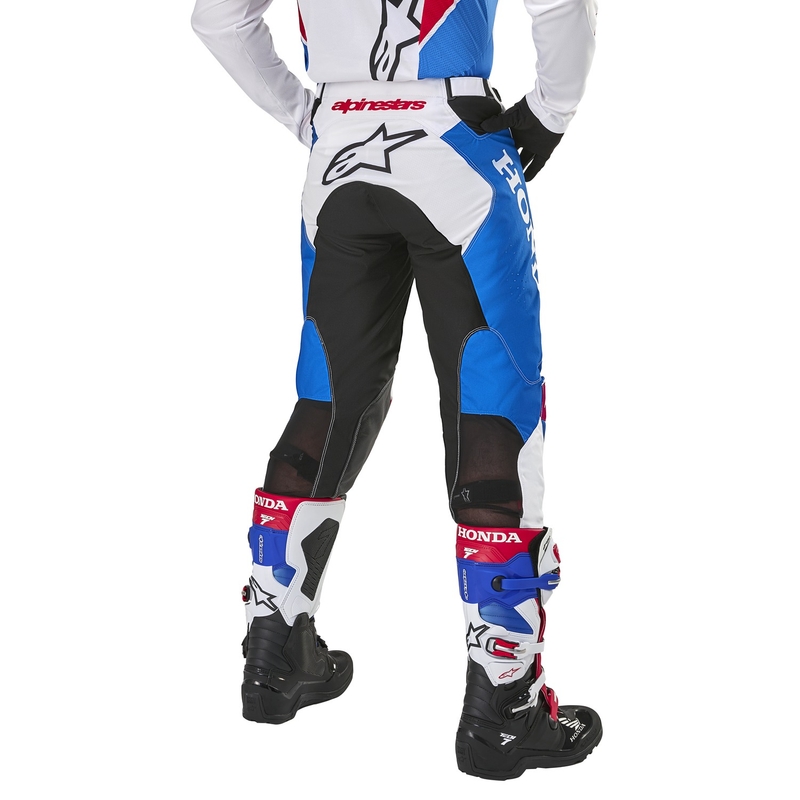 Alpinestars Racer Iconic Honda kollektion motocrossbukser hvid-blå-rød-sort
