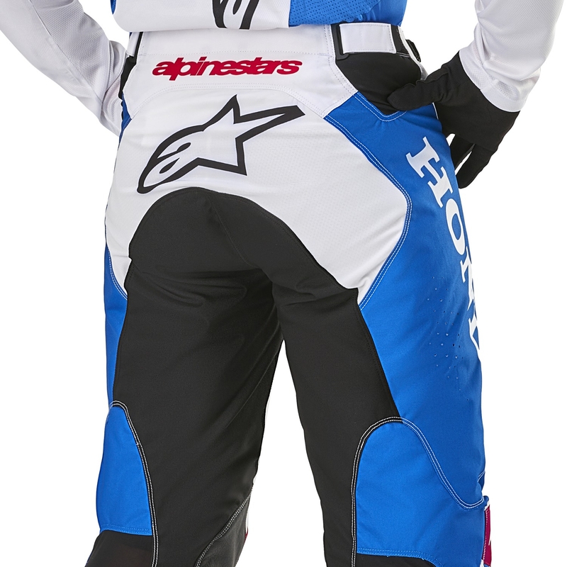 Alpinestars Racer Iconic Honda kollektion motocrossbukser hvid-blå-rød-sort