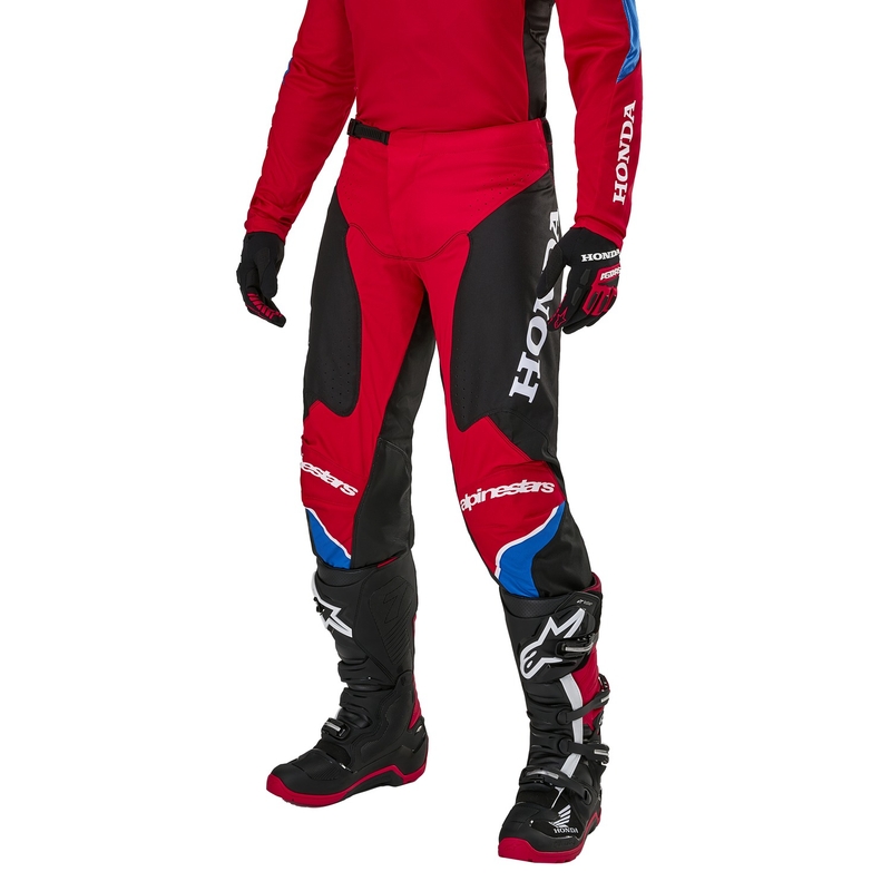 Alpinestars Racer Iconic Honda Motocross Pants Collection Rød-Sort-Blå-Hvid