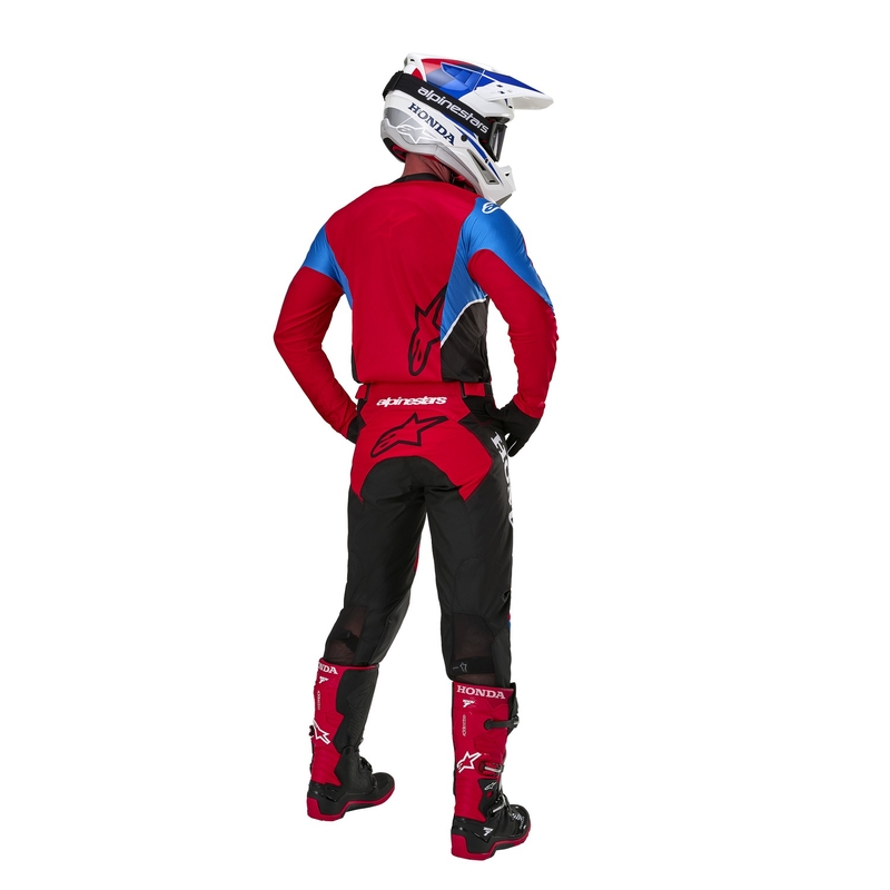 Alpinestars Racer Iconic Honda Motocross Pants Collection Rød-Sort-Blå-Hvid