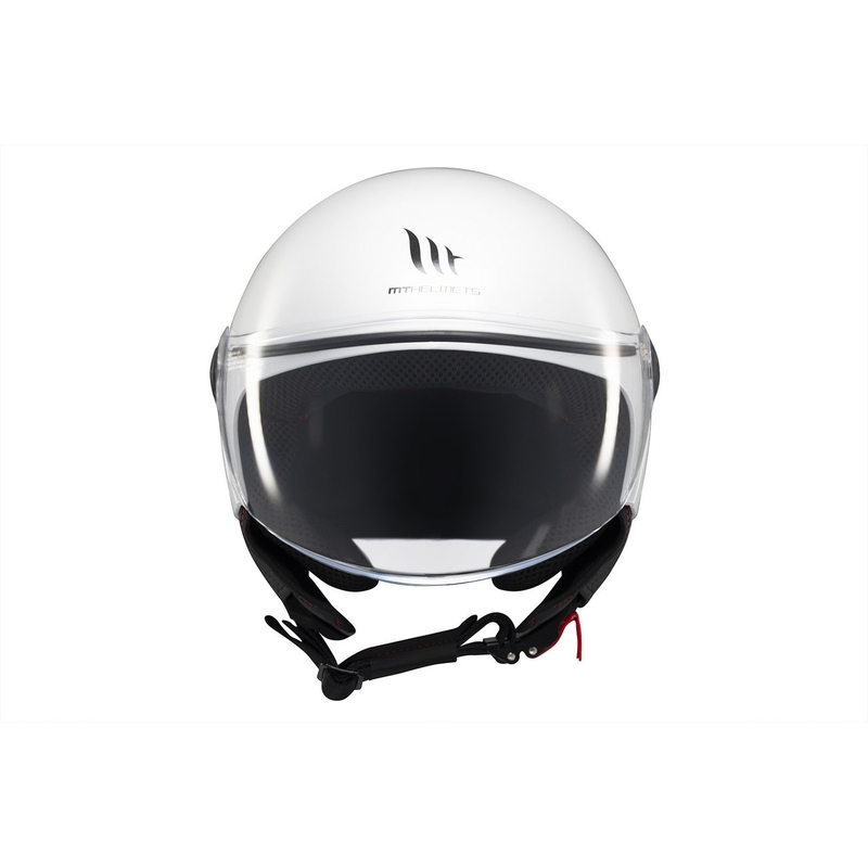 Åben motorcykelhjelm MT Street S blank hvid