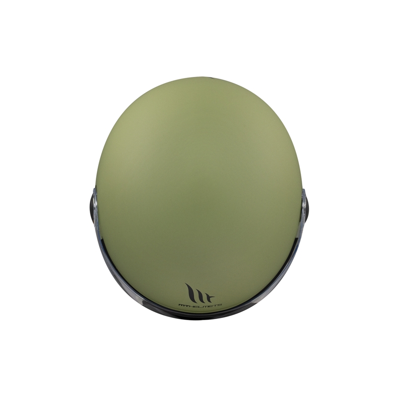 MT Street S åben motorcykelhjelm matgrøn