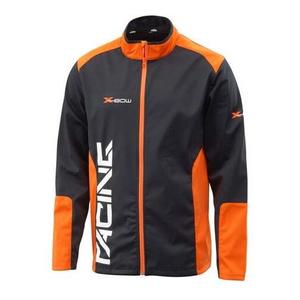 Softshell-jakke KTM X-Bow Replica Team sort-orange