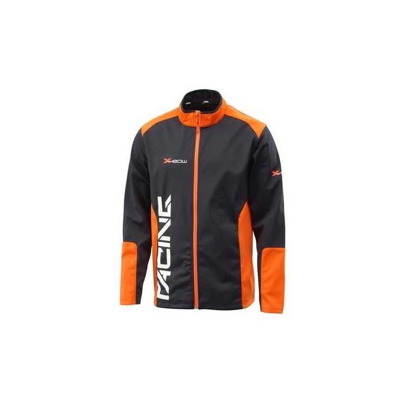Softshell-jakke KTM X-Bow Replica Team sort-orange