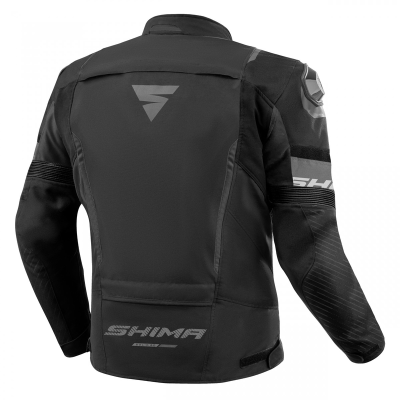 Shima Solid 2.0 motorcykeljakke sort