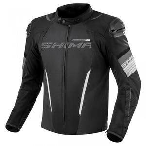 Motorcykeljakke Shima Solid 2.0 sort og hvid