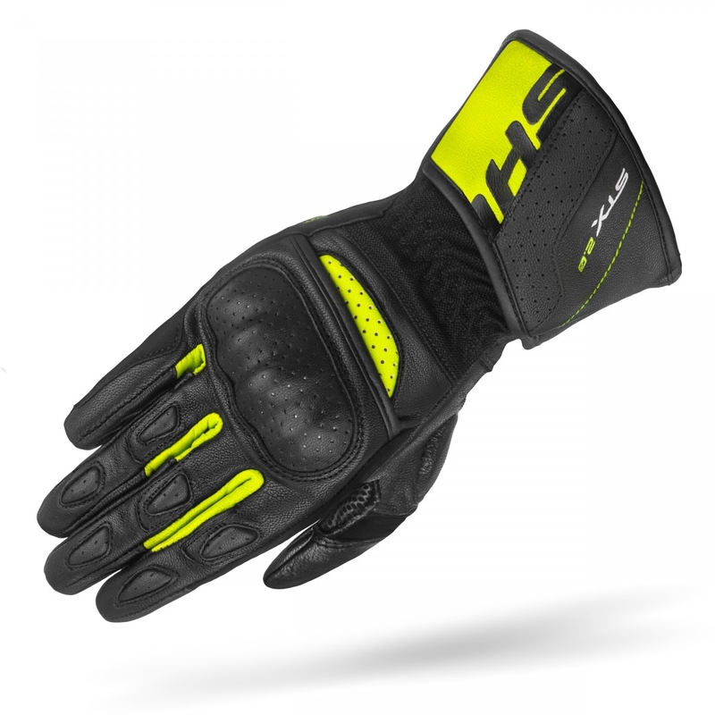 Motorcykelhandsker Shima STX 2.0 sort-fluogul