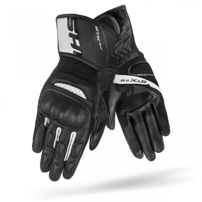 Motorcykelhandsker Shima STX 2.0 sort og hvid