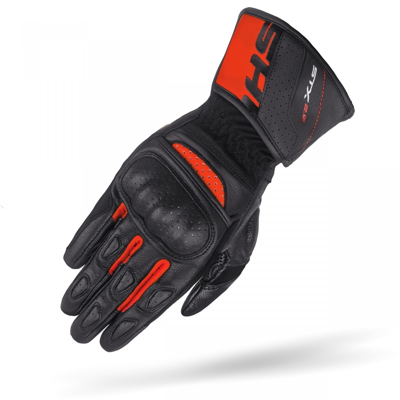 Motorcykelhandsker Shima STX 2.0 sort-rød