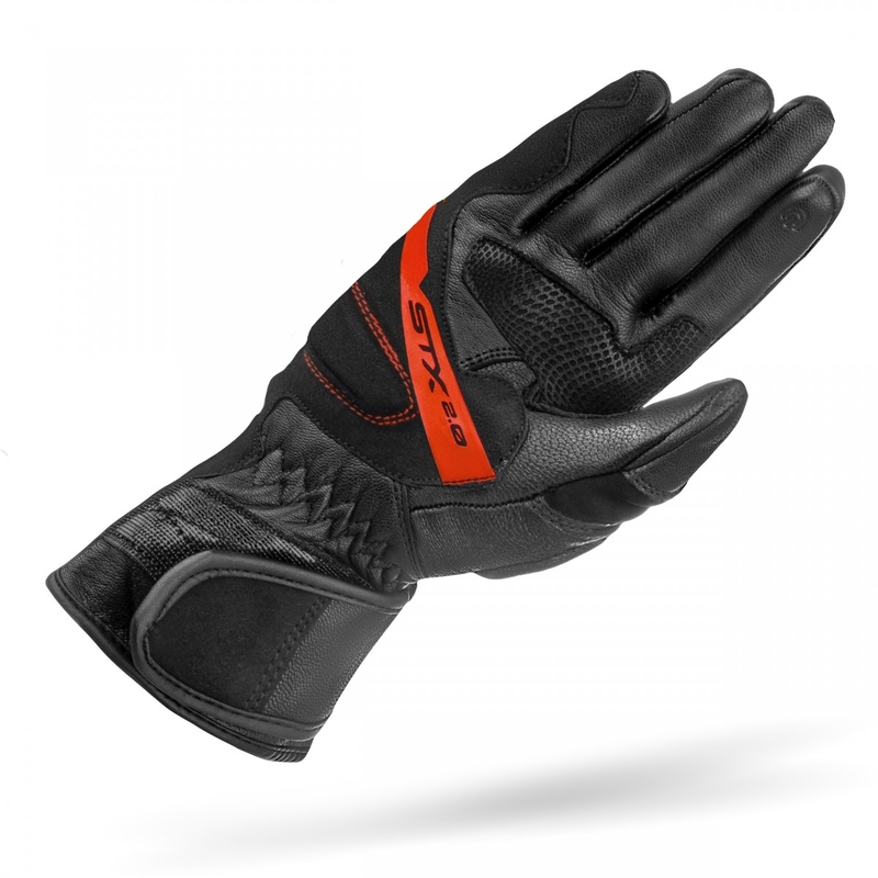 Motorcykelhandsker Shima STX 2.0 sort-rød