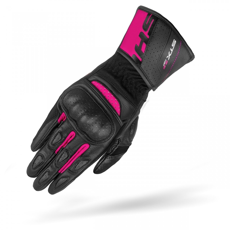 Motorcykelhandsker til kvinder Shima STX 2.0 sort og pink