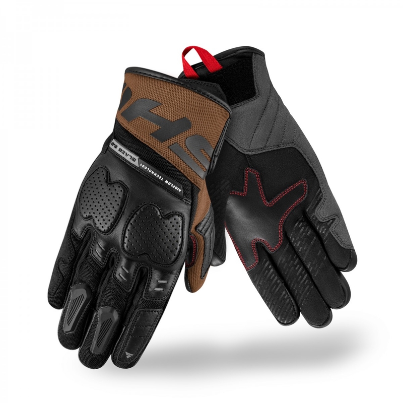 Motorcykelhandsker Shima Blaze 2.0 sort-brun
