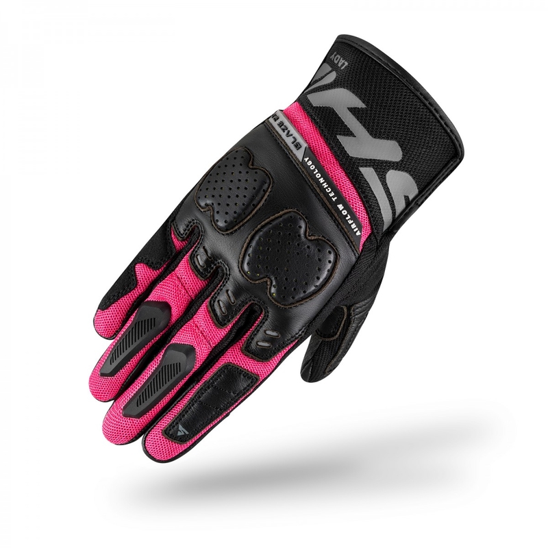 Shima Blaze 2.0 sort og pink motorcykelhandsker til kvinder