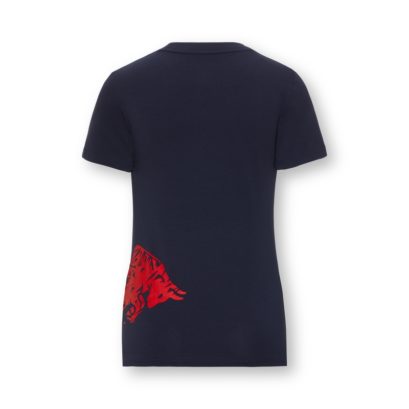Red Bull Adrenaline T-shirt til kvinder, blå og rød