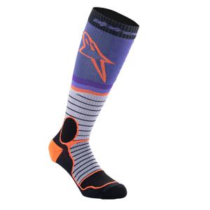 Alpinestars MX PRO sokker sort-grå-lilla-orange